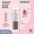 thumbnail image 3 of Miyuki Delica Seed Beads – Size 11/0, DB0279, Lined Gray/Maroon Luster, 7.2 g, Approx. 1440 Pcs, 3 of 7