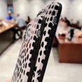 thumbnail image 4 of Funda compatible con iPhone 12 PRO MAX - Funda de silicona - Nude Almond Latte con patrón de puntos negros - Funda resistente a rayones y golpes, 4 of 4