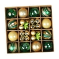 thumbnail image 2 of 36 bolas de Navidad, adornos navideños, bricolaje, recuerdos de fiesta, adornos de bolas colgantes para de Navidad para vacaciones de graduación Verde Macarena Bolas colgantes de árbol, 2 of 8