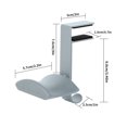 thumbnail image 4 of VONKY Headphone Stand Office Adjustable Hanger Display Rack Easy Install Bracket Space-Saving Table Headset Holder Gaming Grey, 4 of 4