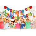 thumbnail image 3 of Welcome To Kindergarten Banner First Day of kindergarten Banner Decorations Colorful Back to Preschool Party Decorations Welcome Back to Kindergarten Classroom Bulletin Board Teacher Office, 3 of 4