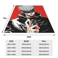 thumbnail image 4 of Jujutsu Kaisen Fleece Blanket Super Soft Cozy Throw Blanket Fuzzy Comfy Flannel Blanket Warm Plush Blankets And Throws For Couch, Sofa, Bed 50"X40", 4 of 6