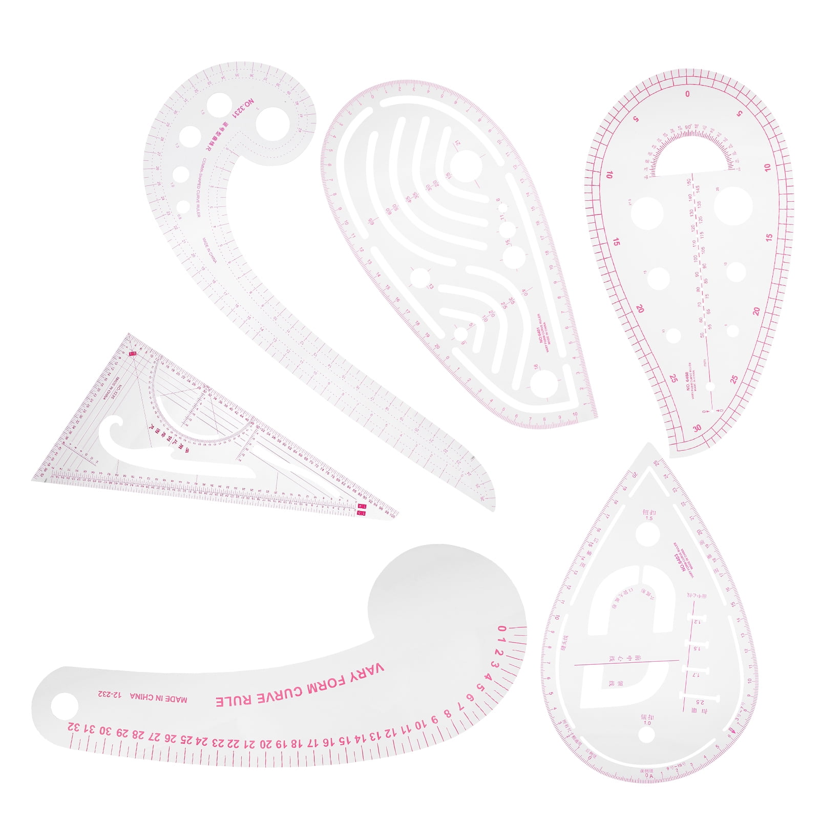 Sewing Ruler, Grading Ruler, With Scale French Metric DIY Sewing