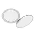 thumbnail image 1 of Portable Makeup Mirror With  Camera, 3.5 Inch LED Mirror Support 1X 2X Magnification, Handheld Folding Double Sided Light Mirror Battery Powered For  Test, 1 of 8