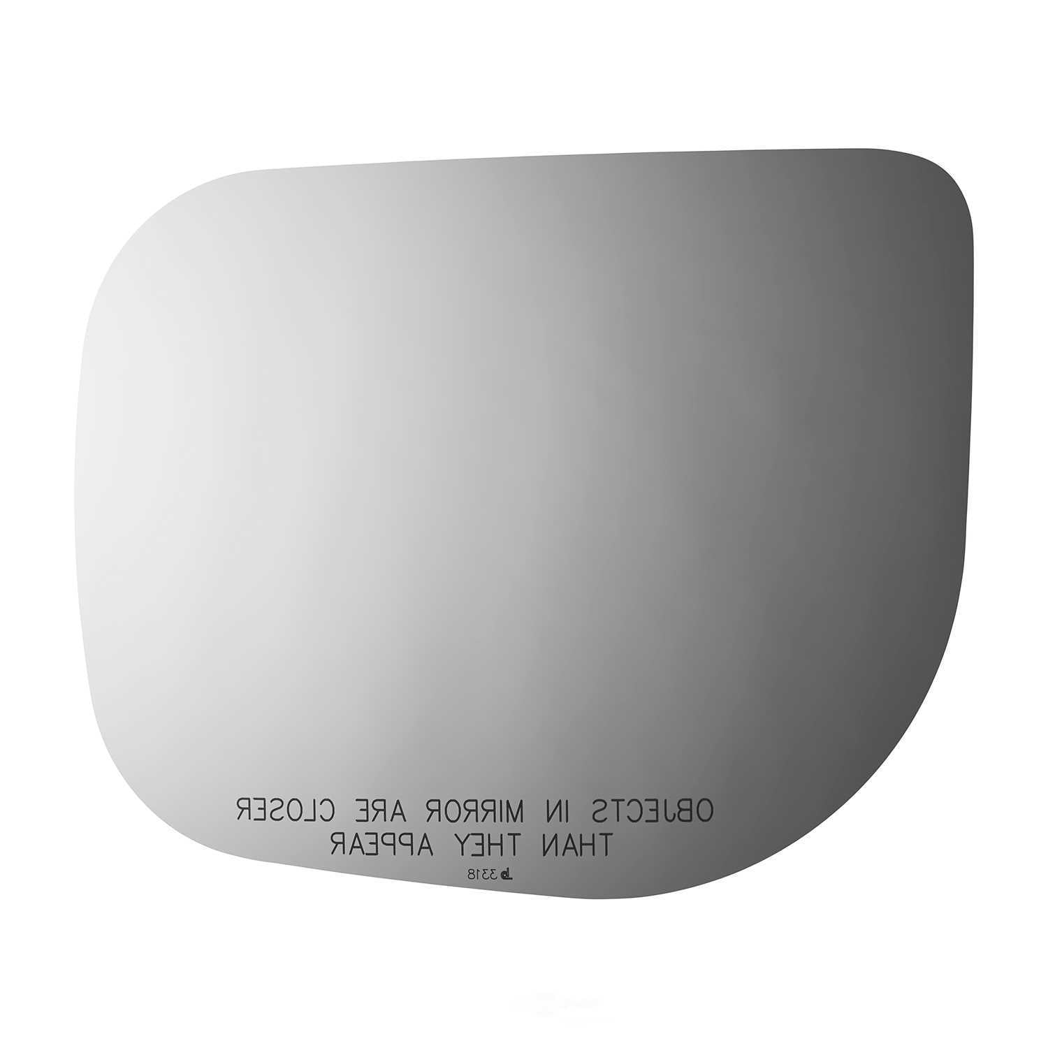 Burco Side View Mirror Replacement Glass - Clear Glass - 3318