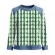 thumbnail image 5 of TaTaai Womens St Patrick Day Shirt 2025 Spring Long Sleeve Patchwork Round Neck Casual Blouse Solid Color Soft Comfy Top for Holiday Party Daily Wear Gift, 5 of 5