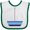White and Green, variant on Inktastic Sailboat Nautical Sailing Boys or Girls Baby Bib