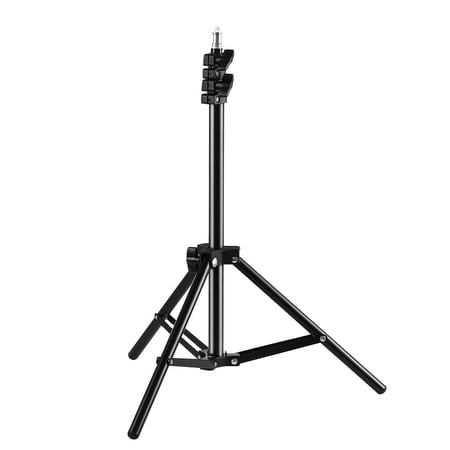QKOO 1.1m Height Tripod Mount Holder for Vlogging Video Light Live Broadcast Kits