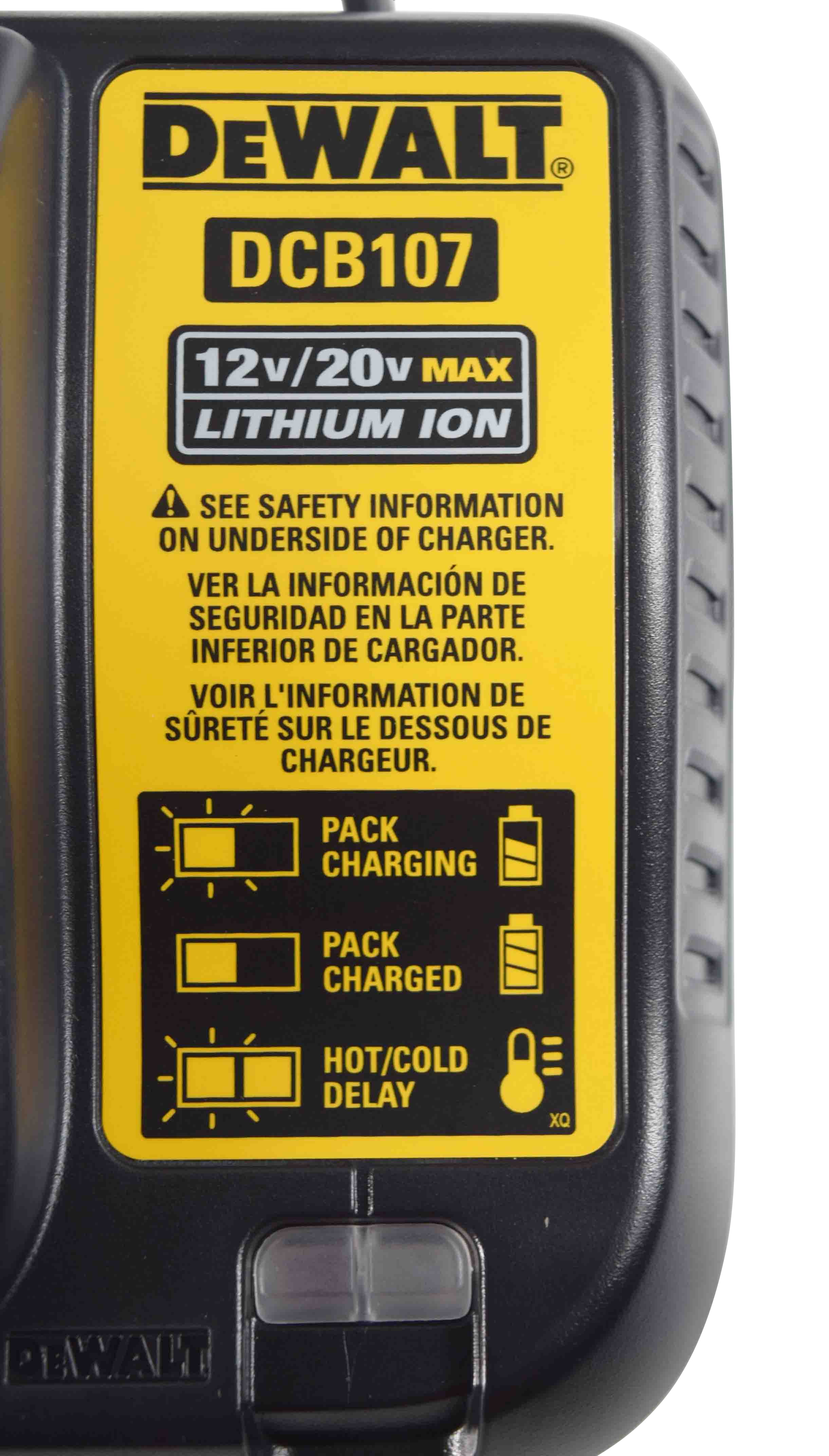 DeWalt DCB107-NBX 12V/20V Max Lithium-Ion Multi Battery Charger