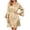 Beige, variant on Short Robes for Women Bride Bridesmaid Party Flare 3/4 Sleeve Bath Robe Solf Solid Sleepwear Loungewear Nightwear XXL Beige