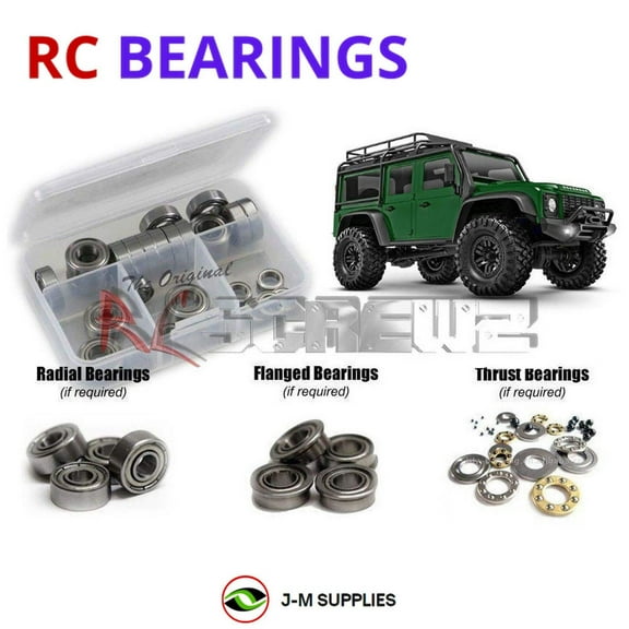 RCScrewZ Metal Shielded Bearings tra105b for Traxxas TRX-4M Defender 1/18 Trail Truck 97054-1 | SET