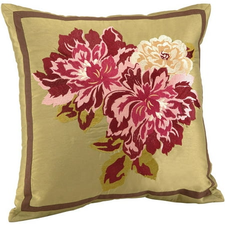 Better Homes and Gardens Embroidered Ashby Roses Pillow