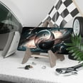 thumbnail image 3 of License Plate, Yin Yang starry sky Decorative Front,Personalized Stainless Steel License Plate Cover For Men Women,12.2" X 6.2", 3 of 6