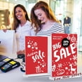 thumbnail image 3 of GHSDFBB Acrylic Sign Holder 8.5x11 Inch, 5 Pack Clear Acrylic T Shape Table Top Display Stand , Double Sided Picture Frames for Menu Display, Office Store Restaurant Exhibition Trade Museums Wed, 3 of 7