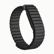 Sport Silicone Band for Google Fitbit Air, Replacement Magnetic WristBand Strap,Black