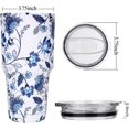 thumbnail image 2 of 30 oz Tumbler Replacement Lids Spill Proof Splash Resistant Lids Covers Fit for YETI Rambler and More Tumbler Cups, 2 of 5