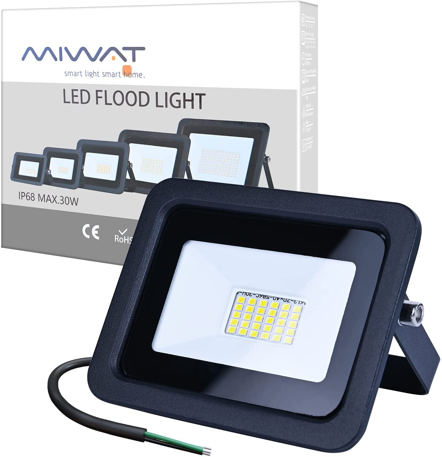 RGB LED Floodlight 10W 20W 30W 50W 100W Spotlight Outdoor Garden Lamp & Remote 