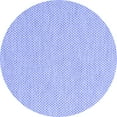 thumbnail image 1 of Ahgly Company Machine Washable Indoor Round Abstract Blue Contemporary Area Rugs, 5' Round, 1 of 4