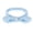 E176-Sky Blue, variant on hengsof Solid Color Elastic Soft Headband for Baby Girls Cotton Bunny Ear Headband Suitable for Newborns Infants Cute Bow Baby Hair Accessory