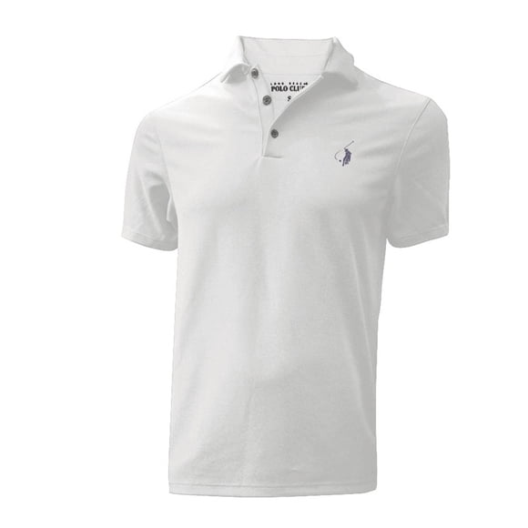 Playera Polo para Caballero, con Bordado Polo Club Blanco Talla M