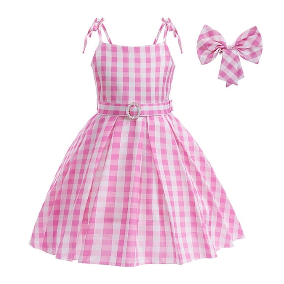Shachafan Elegant Girls Party Dress With Suspenders And Lattice Pattern Waist Design For And Celebrations Fir And Dress