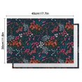 thumbnail image 5 of Pioneer Flower Floral Print Pattern Summer Placemats Table Placemats Set Of 6-Linen Kitchen Washable Placemats Table Mats 12x18 Inch Non-Slip Heat Resistant, 5 of 5