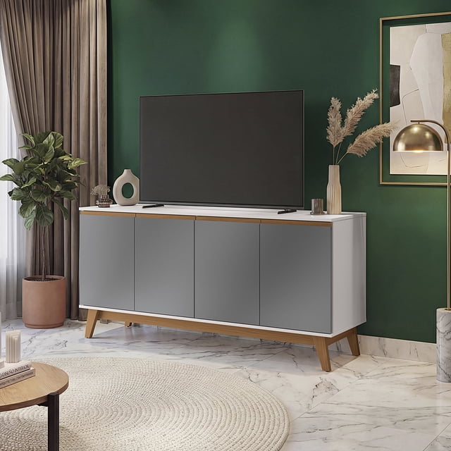 Bufetero Kappesberg Blanco/Gris 156 cm con 4 Puertas