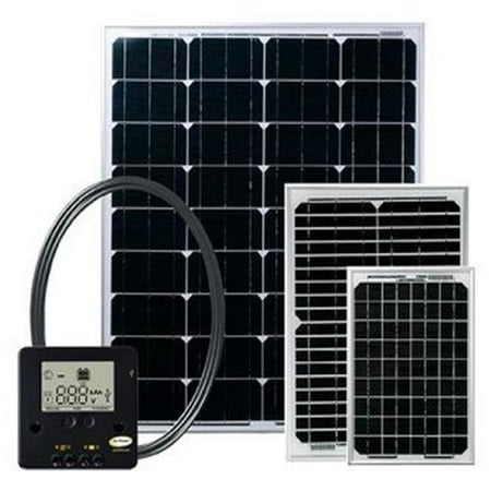 Go Power G75-GPECO80 80 Watt Solar Kit with Controller, 4.6