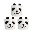 thumbnail image 1 of Cuenca Irfora Maceta de panda Macetas de fieltro Maceta de flores de dibujos animados en forma de animal lindo Maceta de cultivo de bolsa Maceta para interior Patio al aire libre Decoración Irfora Cuenca, 1 of 5