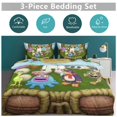 thumbnail image 5 of My Singing Monsters Printing Bedding Sets Decorative 3 Pieces Bedding Set(1 Duvet Cover Set 2 Pillow Shams) 86"x70", 5 of 8