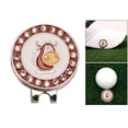 thumbnail image 1 of pitrice en Alliage de Zinc Marqueurs de Balle de Golf Formation Aides Chapeau Clip Anti-Rouille Putt Signe A, 1 of 5