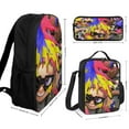 thumbnail image 2 of Splatoon 3Pcs Bookbag Sets Backpack with Lunch Bag And Pencil Case for Work Office Travel, 2 of 9