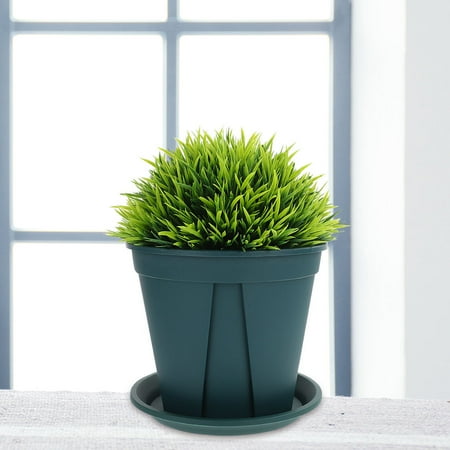 ELAYARD 14Set Green Plastic Orchid Pots with Drainage for Indoor and Outdoor Planting