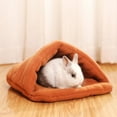 thumbnail image 5 of Whigetiy Hamster House Bunny Bed Winter Warm Plush Hideout for Rabbit Guinea Pig, 5 of 19