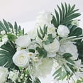 thumbnail image 5 of Set of 2 Silk Rose/Hydrangea/Lily of The Valley Wedding Arch Flowers with Turtle Leaves, Large Artificial Wedding Arch Flowers Kits Greenery Arch Garlands Floral Arrangement Swag,, 5 of 7