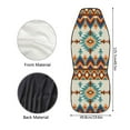 thumbnail image 5 of Renewold Southwest American Tribal Beige Car Seat Cover for Men Women Non-Slip Front Seat Cover Seat Cushion Cover Universal Fit Most Cars, SUV, Sedan, Van, 5 of 7