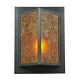 thumbnail image 2 of Meyda Tiffany 111710 11" W Wedge Wall Sconce - Amber Mica, 2 of 5