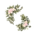 thumbnail image 2 of CNKOO 2 Pieces Wedding Arch Flowers Fake Flowers Greenery for Front Door Ornament, 2 of 8
