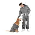 thumbnail image 4 of Joggies - Charcoal Gray Adult Footless Hoodie One Piece - Adult - XSmall (Fits 5'2 - 5'4"), 4 of 4