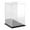 Black Base (Mirrored), variant on Plymor Clear Acrylic Display Case with No Base, 6" W x 6" D x 9" H