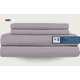 thumbnail image 3 of Sábanas King Size Lisas We2 Dream 100% Algodón Color Gris Lavanda 4 Piezas, 3 of 10