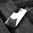 thumbnail image 4 of WIRESTER Shockproof Soft Rubber Cover Case for Samsung Galaxy A37 5G 6.7" 2026, Black Bombay Kitten Cat, 4 of 5