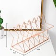 thumbnail image 2 of fastboy Newspaper Magazine/ Book Rack Simple Style Iron Wires shelf Nordic Shape 3 style, 2 of 6