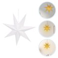 thumbnail image 3 of Paper Star Lantern Lampshade for Lamp Create Warm Atmosphere 1 Set 20.4in, 3 of 8