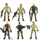 thumbnail image 4 of Kits de juego de figuras de acción,Juego de figuras de acción Figuras de acción especiales,Juguete de contra el terrorismo Muñeca única,Figura de personal en miniatura para casa de, 4 of 8