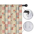 thumbnail image 4 of Pioneer Flower Floral Print Pattern Insulated Teens Curtains Set Of 2, Bedroom Essentials, Toddler Room Decor 42"x54", 4 of 5