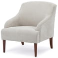 thumbnail image 1 of Aubrey Sea Oat Beige Fabric Upholstered Mid-Century Modern Arm Chair, 1 of 14