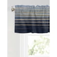 thumbnail image 6 of Valances for Windows Abstract Golden Rod Pocket Cafe Window Treatments Valance Curtains for Kitchen Bathroom Laundry Basement Windows 56"x16", 6 of 9