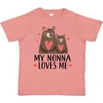 thumbnail image 3 of Inktastic My Nonna Loves Me Bear Boys or Girls Toddler T-Shirt, 3 of 5