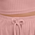 thumbnail image 7 of Hugcore Tank Top and Pants Pajama Set, Women's 2 Piece Pajama Set Sleeveless Cami Top and Long Pants Sleepwear Lounge Sets Cute Pajamas for Women Pink L, 7 of 7